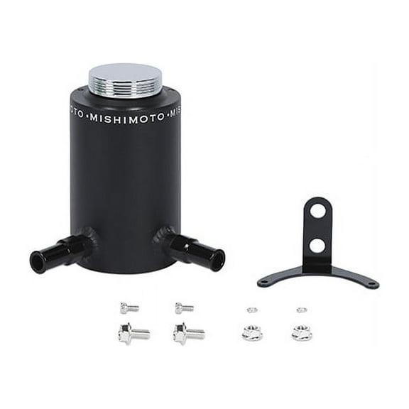 Mishimoto MMRT-PSAWBK Aluminum Power Steering Reservoir Tank Compatible With    Black