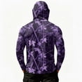 thumbnail image 6 of Men's UPF 50+ Performance Camo Hoodie Shirt Quick Dry Long Sleeve Outdoor Fishing Hiking Hooded Shirts, 6 of 6