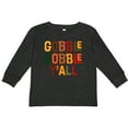 thumbnail image 3 of Inktastic Thanksgiving Gobble Gobble Y'all Boys or Girls Long Sleeve Toddler T-Shirt, 3 of 5