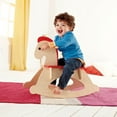 thumbnail image 3 of Hape Rock and Ride Kids Wooden Toy Rocking Horse with Handles for Toddler Riders, 3 of 5