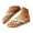 Yellow, variant on Women's Floral Linen Flip Flops Open Toe Straw Summer Slippers Slip on Slide Sandal Green 7