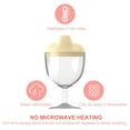 thumbnail image 3 of Cinvoph Baby Sippy Cup, Baby Stemware with Bottle Tall Glass Spill Proof Plastic Stemware, Yellow Plastic Cups, 3 of 4