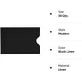 Credit Card Sleeves (2 3/8 x 3 1/2) Black Linen (50 Qty.)