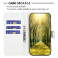 thumbnail image 4 of Dteck for Samsung Galaxy A22 5G Case Wallet, Fashion PU Leather Flip Case with Card Holder RFID Blocking Kickstand Magnetic Protective Cover For Samsung Galaxy A22 5G 6.6 Inch Phone Case, White, 4 of 7