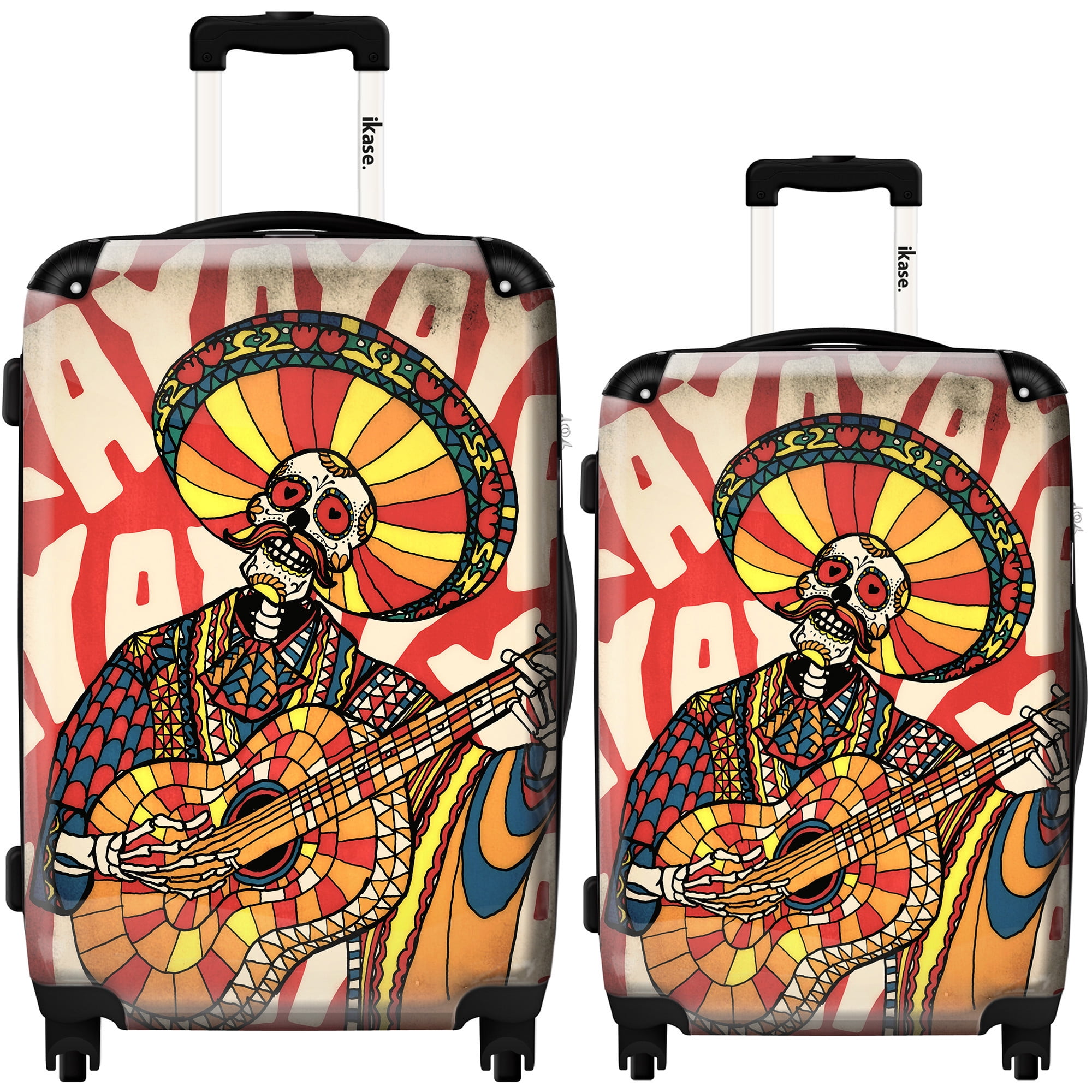 skull luggage walmart
