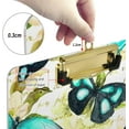 thumbnail image 4 of FMSHPON Flowers Butterflies Clipboard Hardboard Wood Nursing Clip Board and Pull for Standard A4 Letter 13x9 inches, 4 of 8