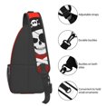 thumbnail image 5 of ZICANCN Crossbody Sling Bag for Men Women - Human Skeleton Casual Shoulder Backpacks for Travel Sport Climbing Runners Daypack, 5 of 9