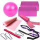 thumbnail image 1 of Eigraketly 11 Uds suministros de Yoga pelota de Yoga banda de resistencia de ladrillo de Yoga equipo de Fitness para gimnasio en casa Accesorios para máquinas de ejercicios Rosado Eigraketly OD009680-01, 1 of 6