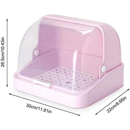 

Dustproof drip cup holder suitable for most economical size tea cups tableware bowls chopsticks and milk bottles without leakage or soilinggreen big