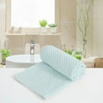 thumbnail image 3 of PiccoCasa 2PCS 100% Cotton Ribbed Hand Towels 13" x 29" Quick Dry Blue, 3 of 7