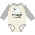 thumbnail image 3 of Inktastic My Babcia Loves Me Boys or Girls Long Sleeve Baby Bodysuit, 3 of 5