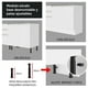 thumbnail image 5 of Cocina Integral Completa 180cm Madesa Glamy Blanco, 5 of 5