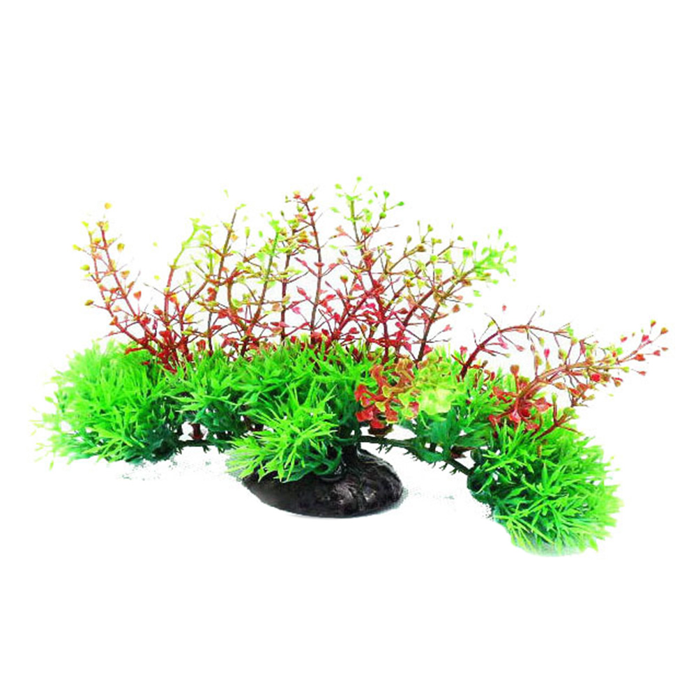 HEVIRGO Artificial Water Plants Aquarium Simulation Grass Landscape