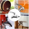 thumbnail image 4 of 12/16mm Wine Barrel Water Spigot Tap 304 Stainless Steel Faucet For Wine Beer Oak Barrel Beverage Dispenser Bar Supplies cabinet, 4 of 5
