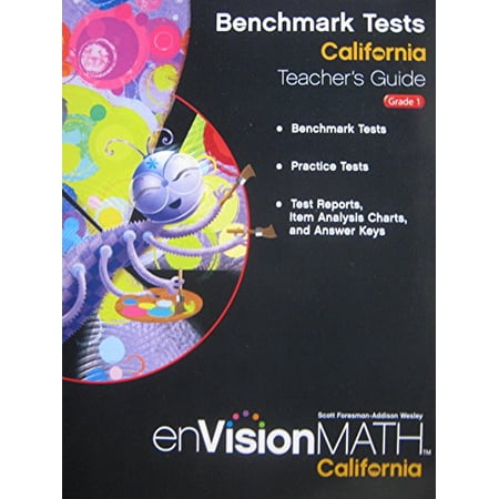 Pre-Owned Envision Math Grade 1; Benchmark Tests California Teacher's Guide Paperback