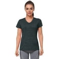 thumbnail image 6 of Black Womens Tops Women V Neck Short Sleeve Moisture Wicking Athletic Shirts Sport Activewear Top Going Out Tops for Women, 6 of 6