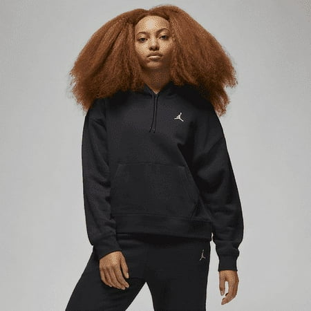 Jordan Brooklyn Fleece Women s Hoodie Color: Black/White Size: M