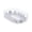 White, variant on Lume Wear 360 Degree Rotating Kitchen Organizer, a Space Saving Turntable for Countertop, Cabinet, and Refrigerator. A Lazy Susan Storage Rack with Airtight Containers for Spices, Condiments