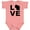 Mauve, variant on Inktastic Love Wisconsin Boys or Girls Baby Bodysuit