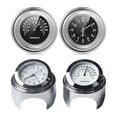 thumbnail image 6 of Motorcycles Clock Waterproof Handlebar Watch Aluminum Motorcycle Handlebar Clock Temp Gauge, 6 of 8