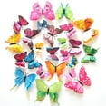 thumbnail image 2 of Labymos 12Pcs Wall Stickers Double-layerd PVC Butterfly Shape Wall Decal Sticker Home Living Room Nursery, 2 of 7