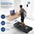 thumbnail image 3 of Caminadora Plegable Premium 2 en 1 SereneLife con Control Remoto, Velocidad Maxima de 14 km/h, Compacta para Guardar Bajo la Cama, 2.5 HP, App Compatible, Fácil de Montar y Almacenar, Capacidad 120 kg, 3 of 7