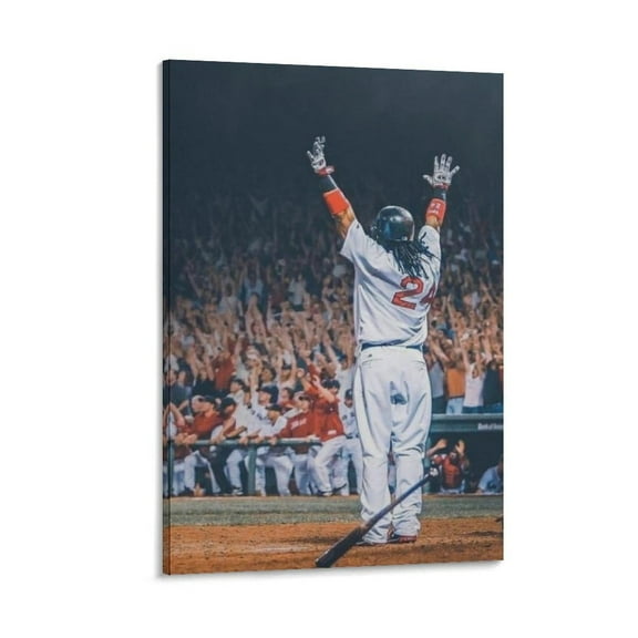 Manny Ramirez Poster Canvas Wall Art Prints Poster Gifts Photo Picture Painting Posters Room Decor Home Decorative 08x12inch(20x30cm)