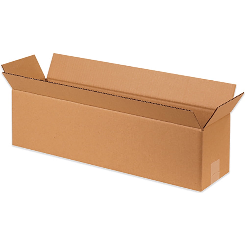 Box Partners Long Corrugated Boxes 28" x 10" x 10" Kraft 25/Bundle