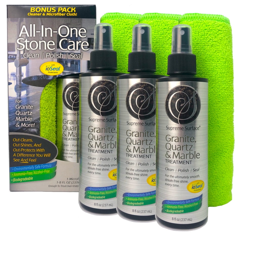 Supreme Surface Granite, Quartz & Marble Treatment, AllInOne Cleaner