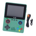 thumbnail image 2 of Consola de juegos portátil retro con pantalla de 3,5 pulgadas, joystick de pantalla HD, consola de juegos portátil, color verde, 2 of 5
