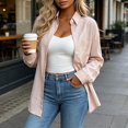 thumbnail image 2 of Asgosdo Button Down Shirts for Women Long Sleeve Collared Blouses Casual Dressy Business Work Tops with Pocket, 2 of 6