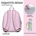 thumbnail image 5 of Axolotl Kawaii Cute Cartoon Ergonomic School Backpack - Waterproof Spine-Friendly Design with Breathable Padded Straps for Students & Teens, 5 of 6