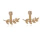 thumbnail image 1 of Pendientes para mujer, regalos para mujer, pendientes con personalidad, hojas, hermosos pendientes de diamantes, pendientes de malla irregular., 1 of 3