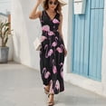 thumbnail image 6 of Flamingo Pattern Pattern Design Sleeveless Dress Summer Clothes for Women Women's Clothing 2025, 6 of 7