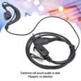 thumbnail image 5 of Walkie Talkie Earpiece Thick Line Rectangle Iron Clip K Type with Earplug for Dinghong 5R 888S, 5 of 5
