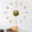 Gold, variant on YYKihy DIY Wall Clock Sticker Gold Iron For Home Frameless Decor