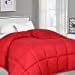 thumbnail image 3 of Superior Oversized All-Season Reversible Down Alternative Comforter, Full/Queen, Red, 3 of 15