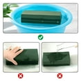 thumbnail image 4 of Hengbo 5 Pcs Flower Foam Brick Florist Foam Blocks Wet Floral Foam Wet Florist Styrofoam Block Flower Arrangement Supplies for Fresh Flower Arrangement DIY Craft Wedding Home Decorations Green, 4 of 7