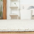 thumbnail image 4 of SAFAVIEH Martha Stewart Lucia Shag Area Rug, Light Grey/White, 4' x 6', 4 of 8