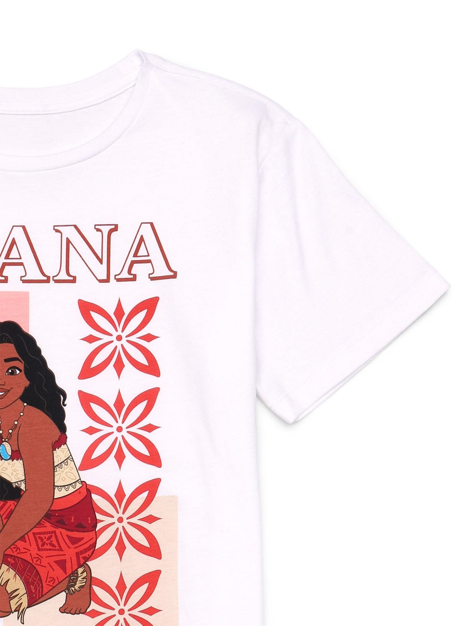 Moana Ocean Chose Me Girls Short Sleeve Graphic T-Shirt, Sizes 4-16