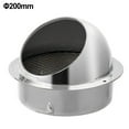 thumbnail image 1 of 304 stainless steel range hood weatherproof cap thickened and thickened dense, 1 of 8