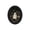 d,#018, variant on Spooky Ghost Halloween Oval Wall Art Framed Dark Academia Decor