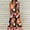 A494 Multicolor, variant on Women's Casual Sleeveless Midi Sun Dress V Neck Floral Sunflower Print A-Line Dress with Pockets Lightweight Breathable Flowy Summer Dress For Daily Outing