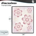 thumbnail image 4 of Stupell Industries Bohemian Disco Ball Floral Patterns Black Framed Giclee Art, 24 x 30, by Lil' Rue, 4 of 8