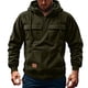 thumbnail image 1 of pstuiky camisetas de manga larga para hombre, Suéter informal de moda para hombre, color liso, con capucha y manga larga camisetas de hombre s, 1 of 7