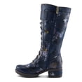 thumbnail image 2 of L'Artiste Kisha Boss Calf High Leather Boots – Hand-Painted Comfort, 2 of 8