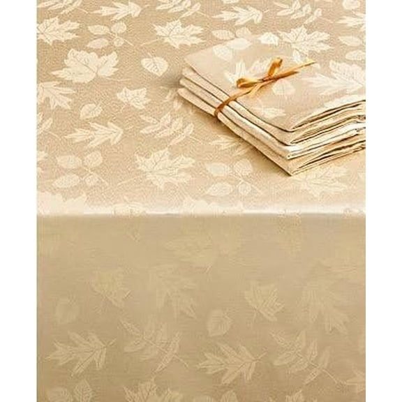 HomeWear Dinner Party Bountiful Ivory 18" x 18" Set of 4 Cloth Napkins