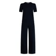 thumbnail image 5 of Time and Tru Women's and Women’s Plus Short Sleeve Sweater and Pants Set, 2-Piece, Sizes XS-4X, 5 of 5