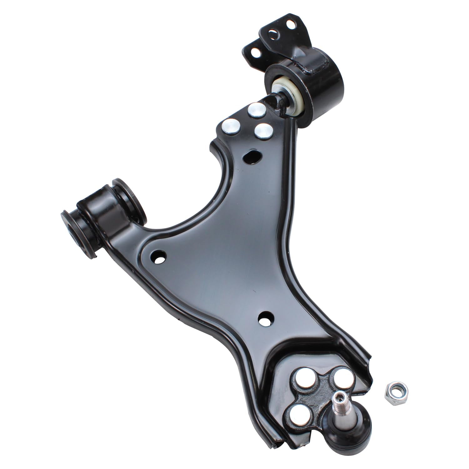 Detroit Axle - Front Right Lower Control Arm w/ Ball Joint Replacement for Chevy Traverse Buick Enclave GMC Acadia Saturn Outlook Fits select: 2009-2017 CHEVROLET TRAVERSE LT, 2011 BUICK ENCLAVE CX