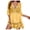 Yellow, variant on Women's Swimsuit Lace Cover Up V Neck Bikini Beach Dress Swim Bathing Suit Coverups Summer Cover-ups
